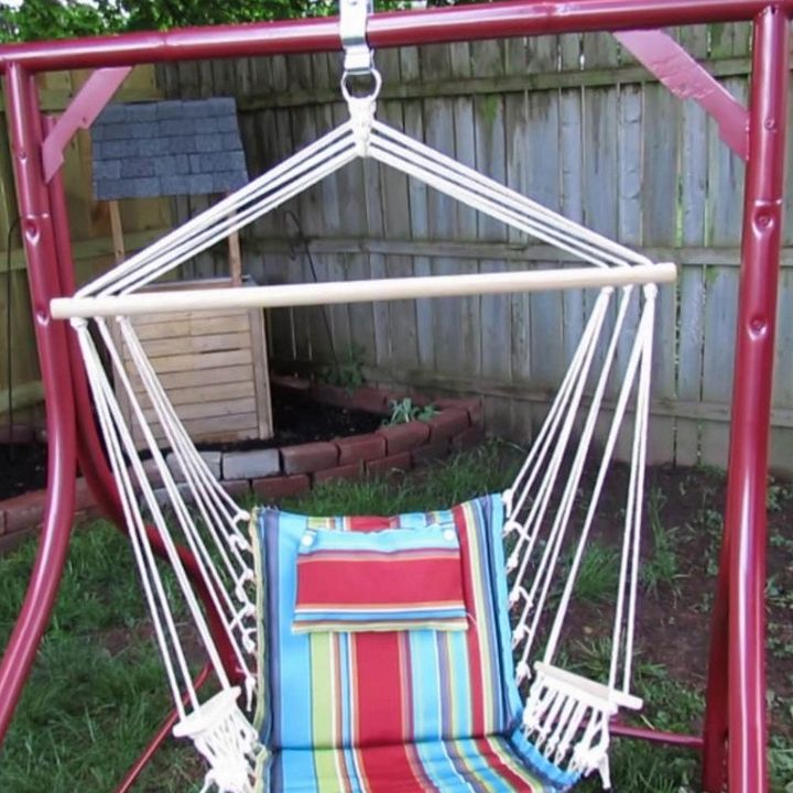 Hammock Chair From Old Swing Frame