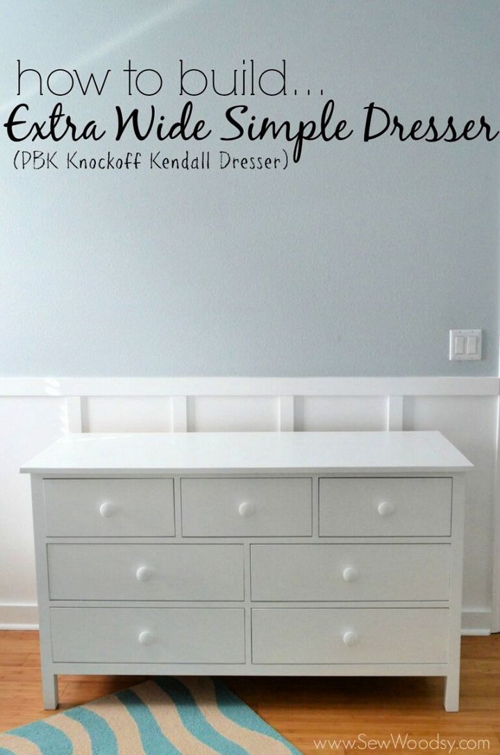 How To Build An Extra Wide Simple Dresser 1