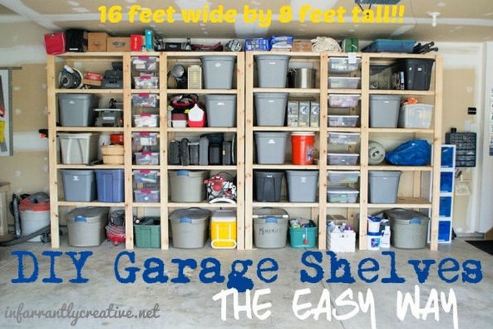 How To Build Garage Shelves