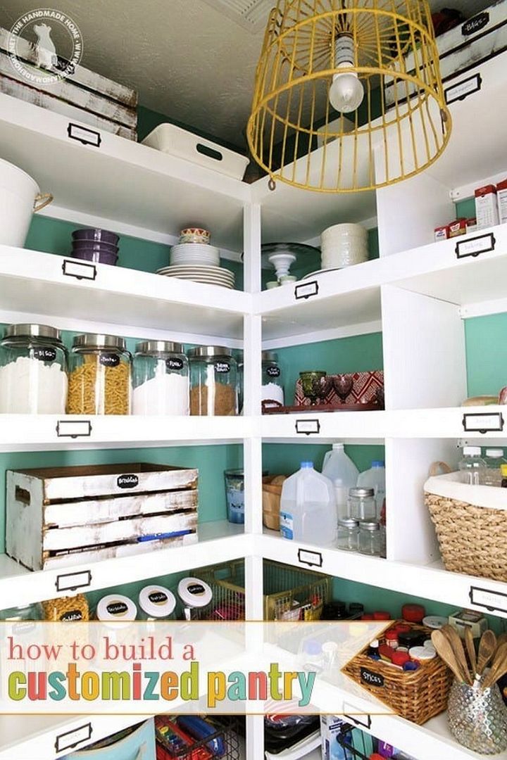 How To Build Pantry Shelves