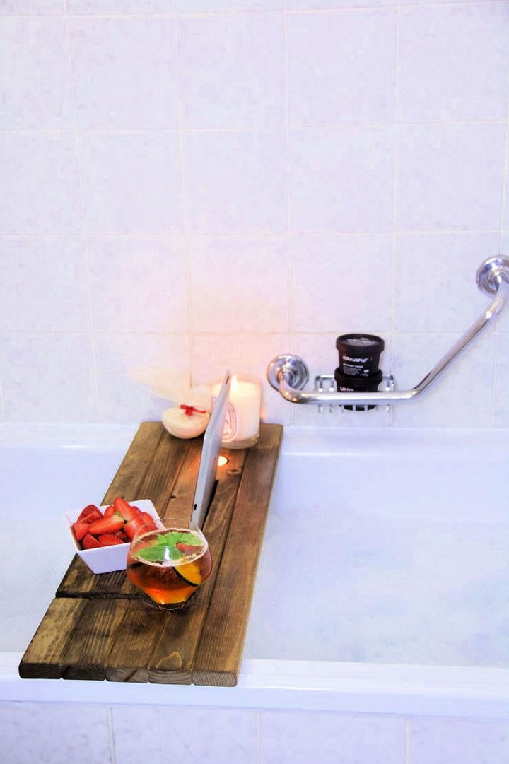 How To DIY Bath Tray