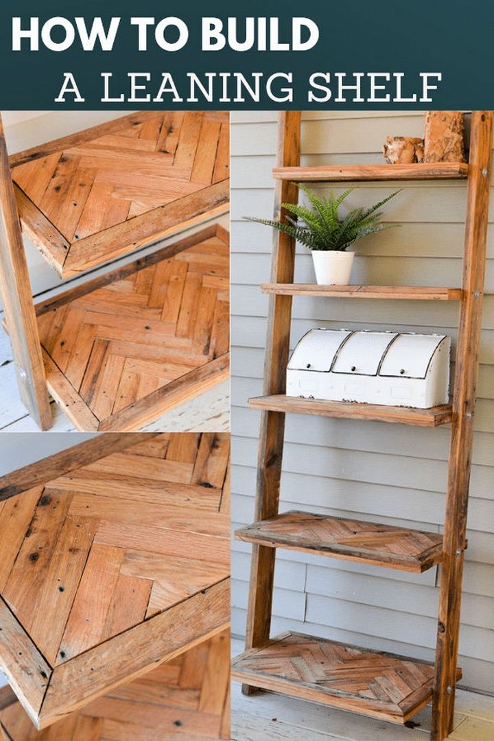 How To DIY Ladder Shelf