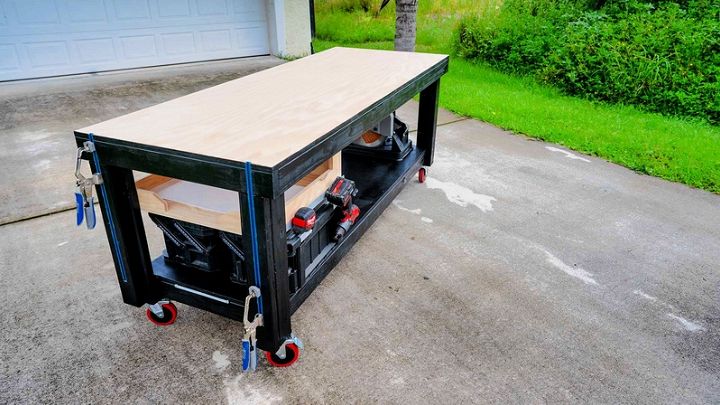 How To Make Workbench With Storage And Tool Holder