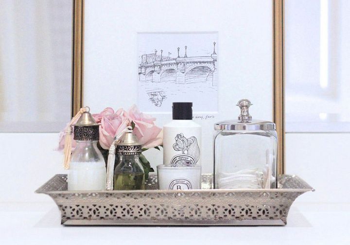 How To Style A Bathroom Tray