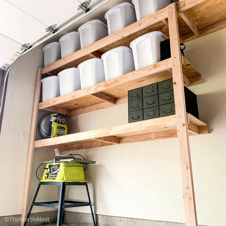 How to Build Sturdy Garage Shelves, step by step instruction. Sturdy enough  to double as a jungle …