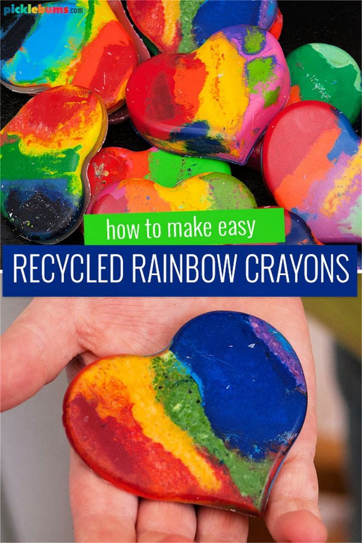 How to Make Recycled Rainbow Crayons
