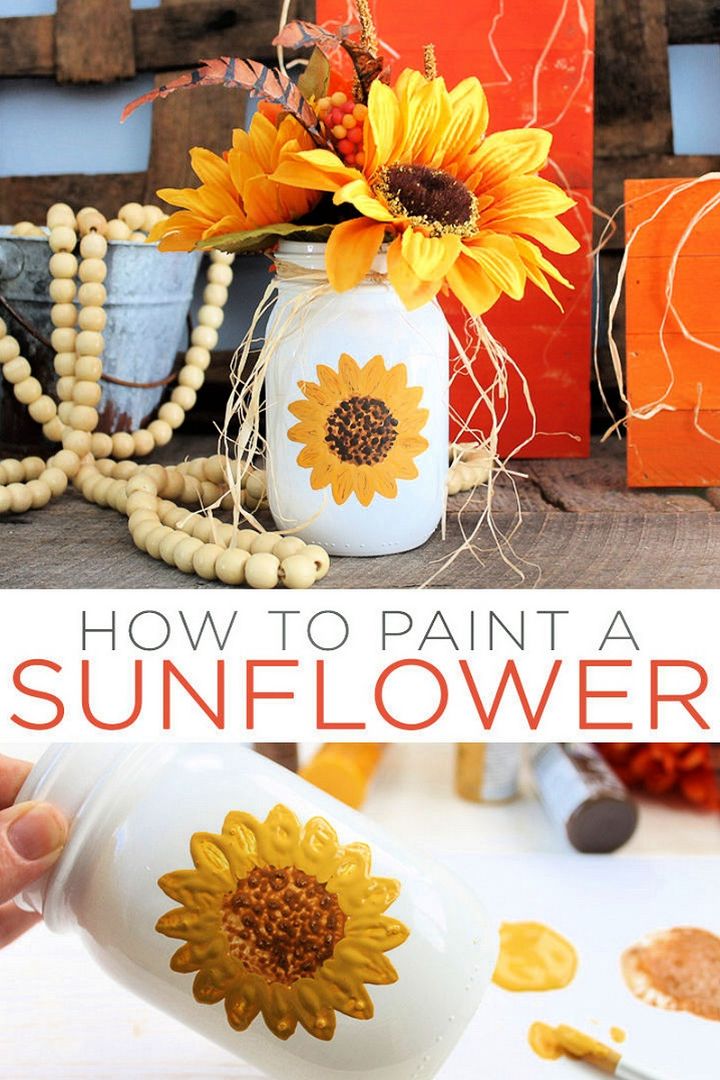 How to Paint a Sunflower for Beginners