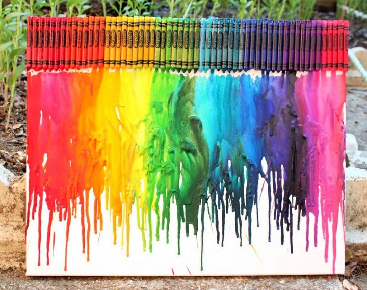 Melted Crayon Art Tutorial