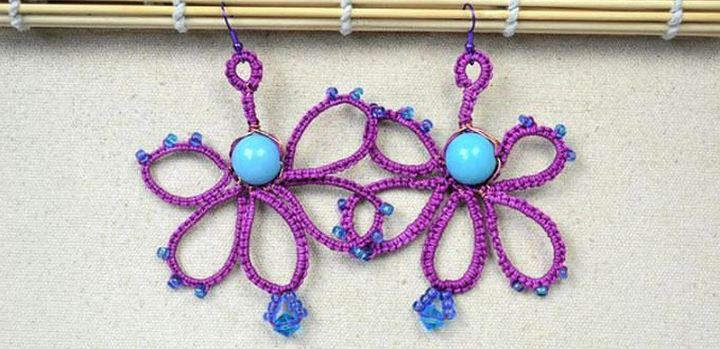 Needle Tatting Patterns on Making Your Own Butterfly Earrings