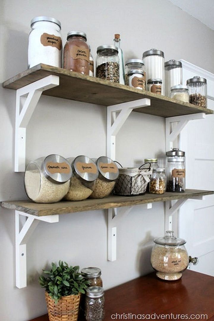 Open Shelving Pantry