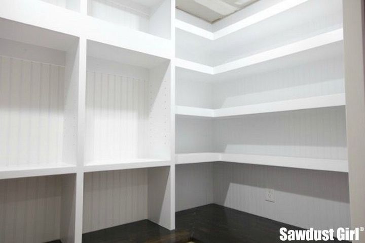 Pantry Floating Shelves