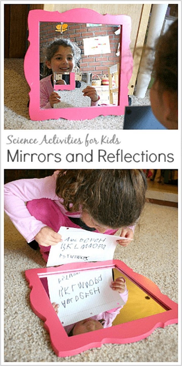 Science Activities for Kids Mirrors and Reflections