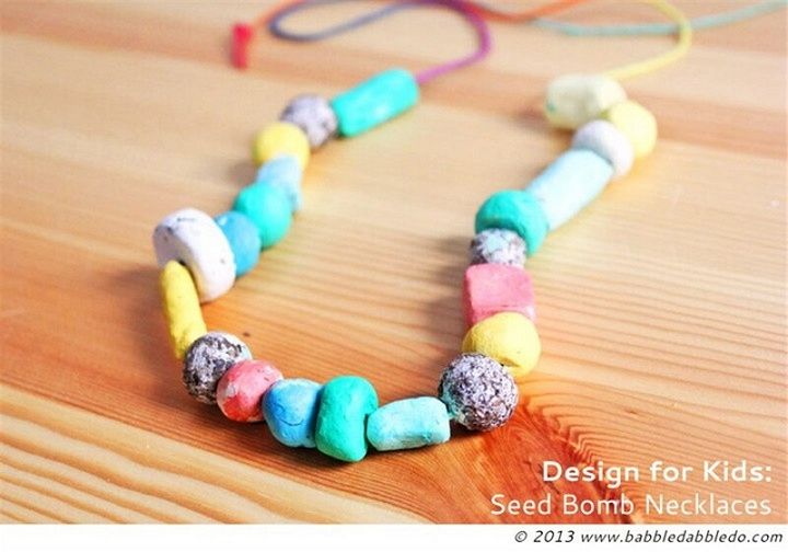 Science Design for Kids Seed Bomb Necklaces