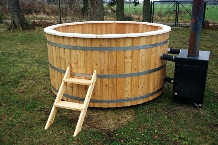 Simplicity Of A Wood Fired Hot Tub