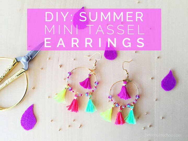 Summer Mini Tassel Earrings