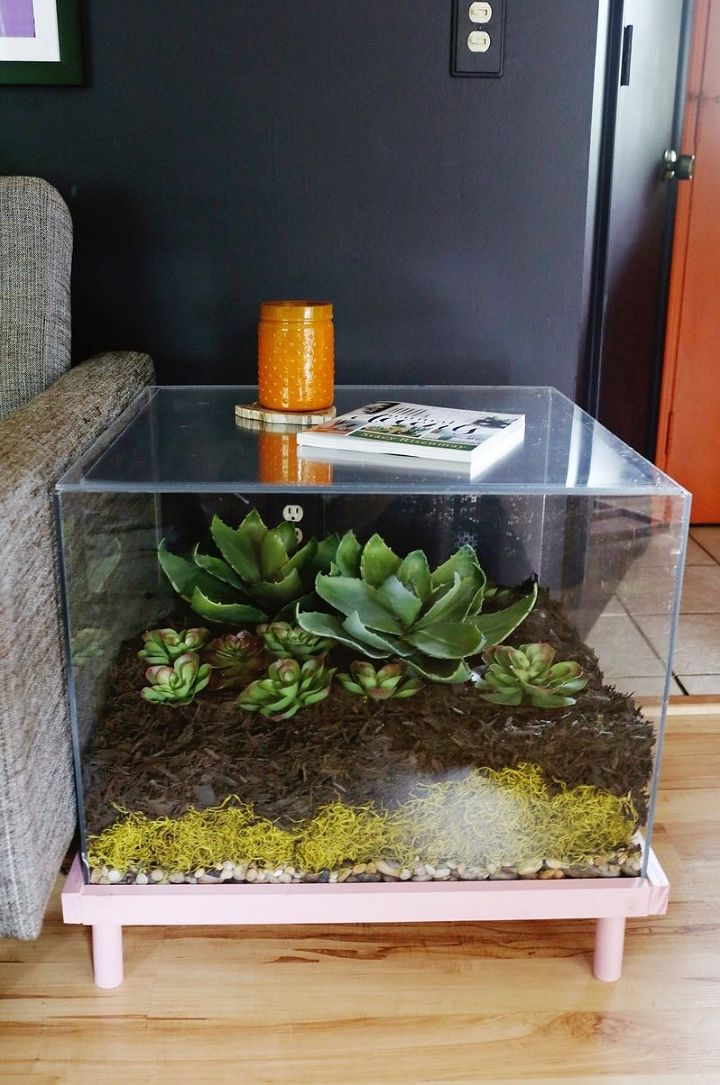 TERRARIUM SIDE TABLE DIY