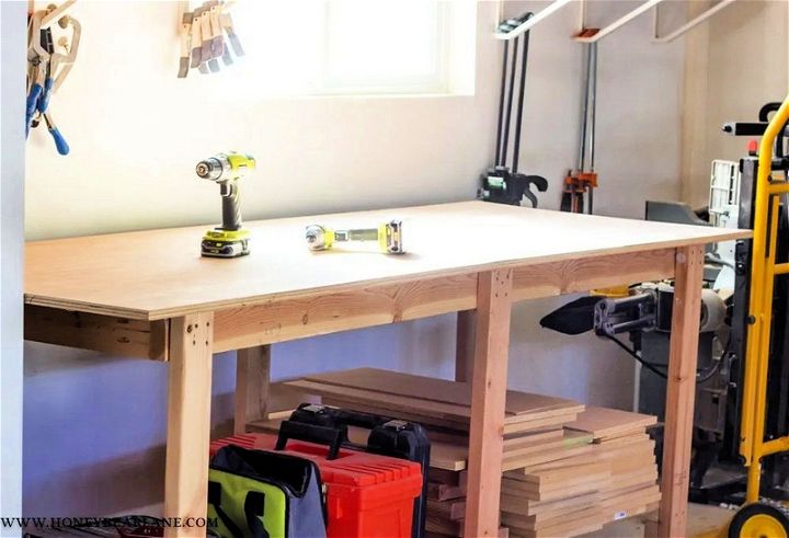 Two Hour DIY Workbench Free Plans