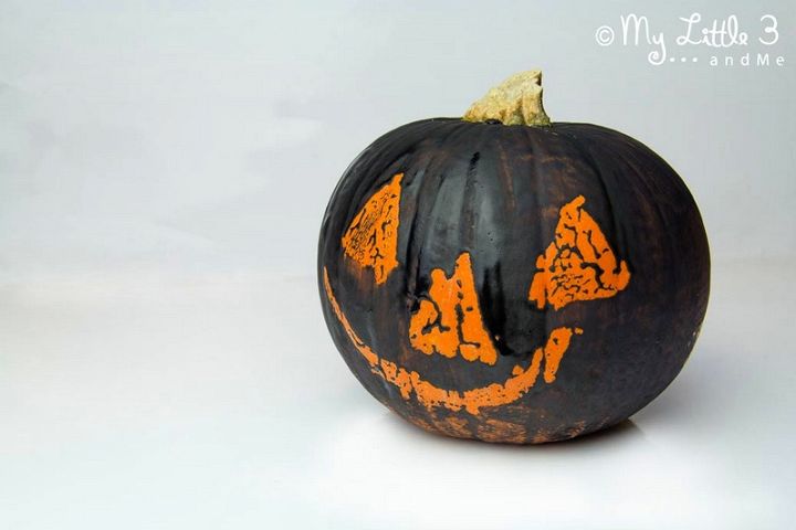 Wax Resist – Pumpkin Carving Alternative
