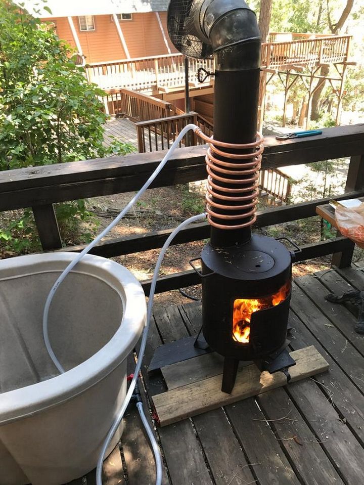 Wood Fired Hot Tub