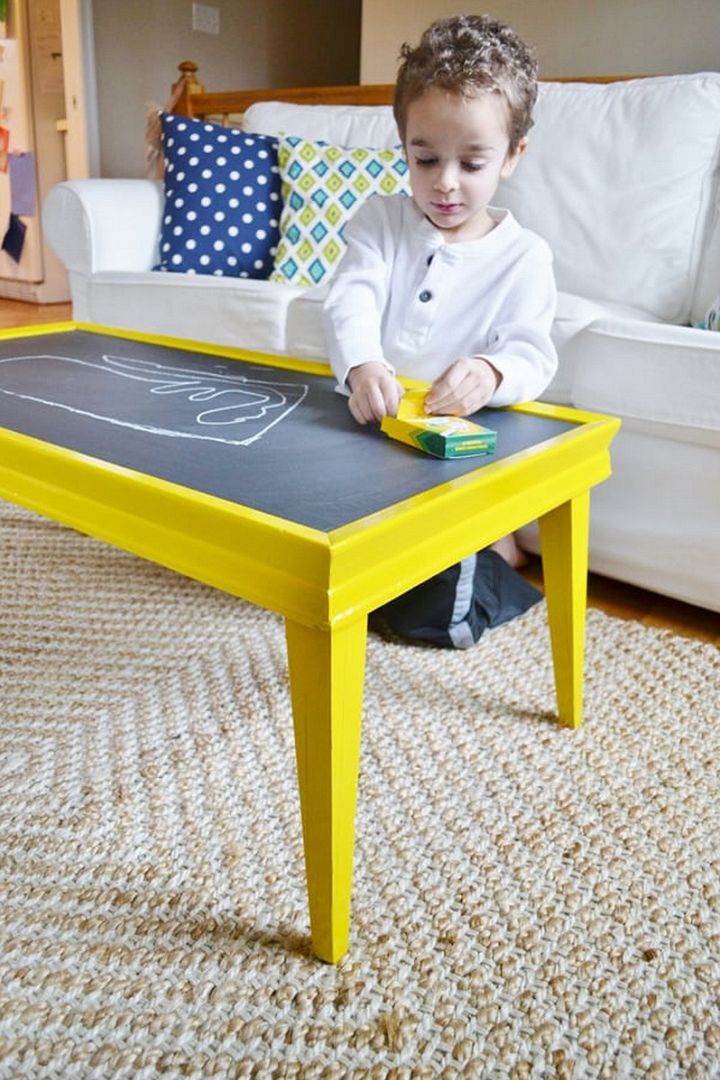 chalkboard coffee table