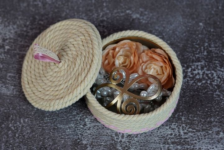 Cute Rope Basket For Your Jewelry