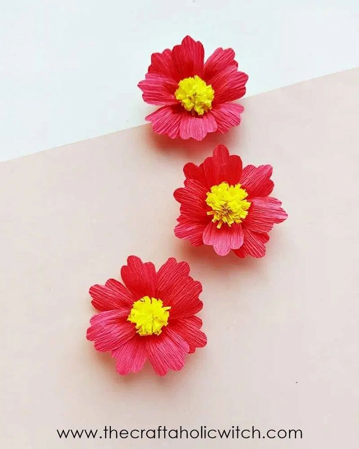 Cute Small Paper Flowers Free Template