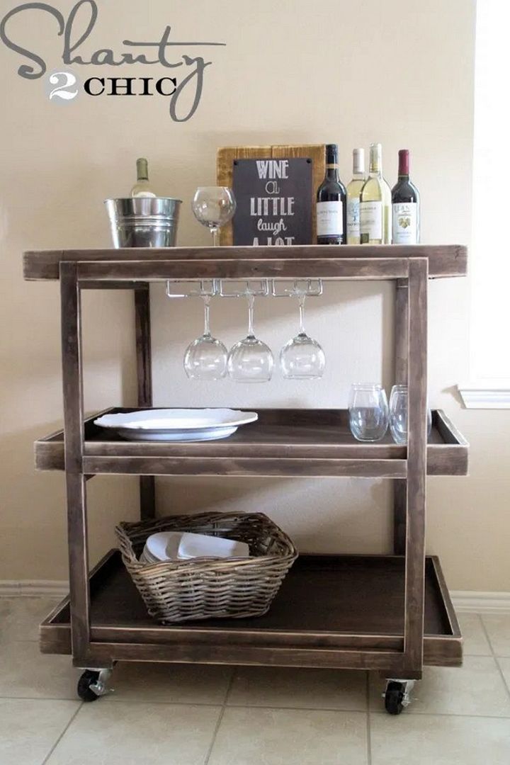 DIY Bar Cart