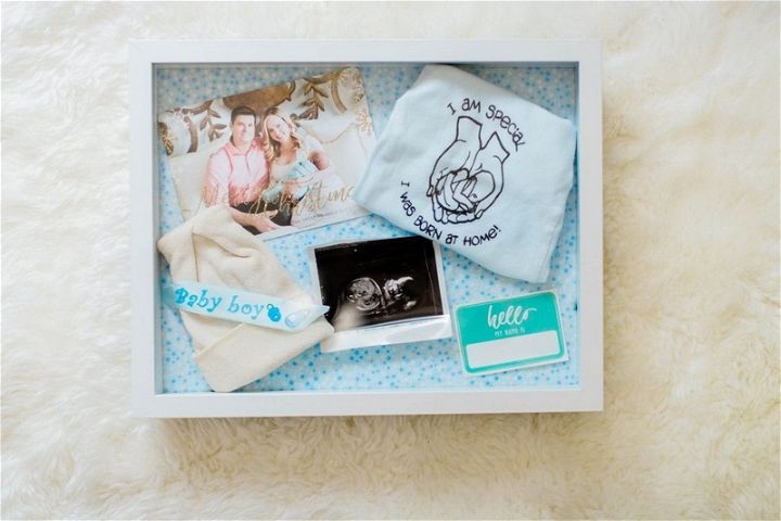 DIY Birth Baby Shadow Box to Record Memories