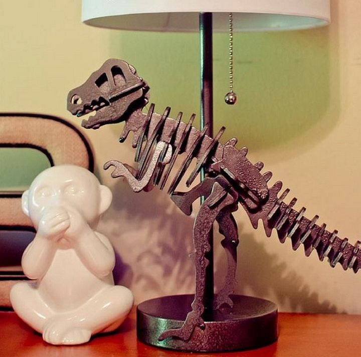 DIY Dinosaur Lamp