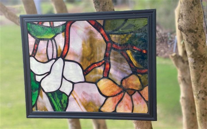 DIY Faux Stained Glass Window