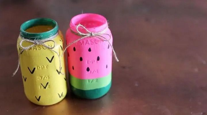 DIY Fruity Mason Jar