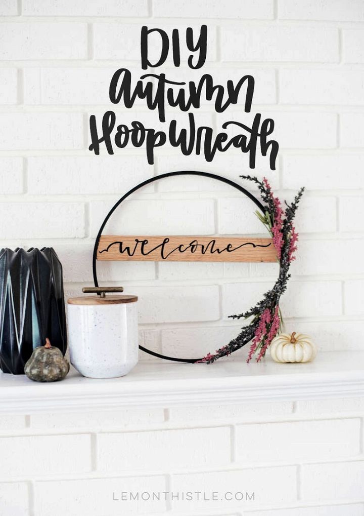 DIY Hoop Wreath