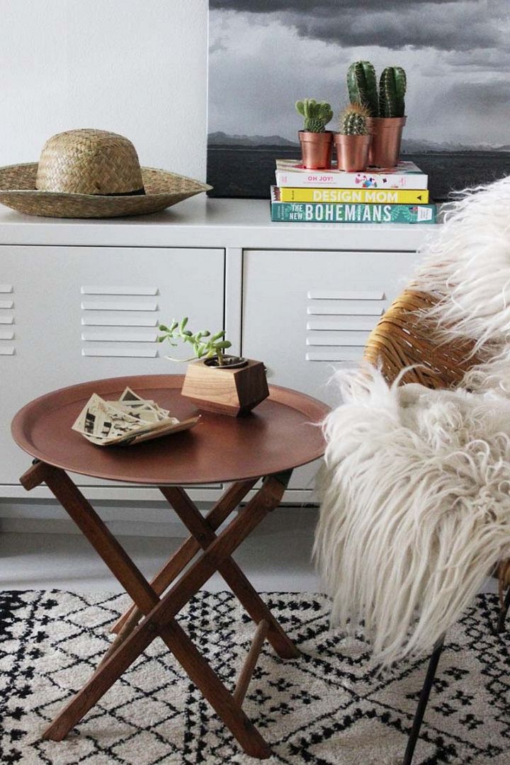 DIY IKEA Hack Copper End Table