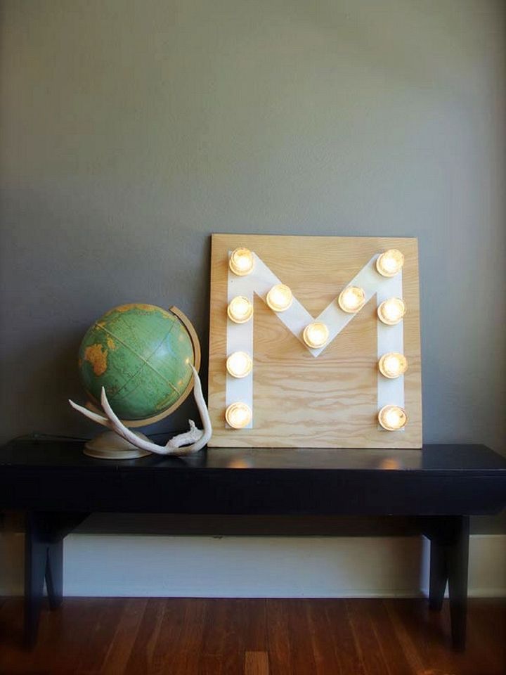 DIY Mason Jar Monogram