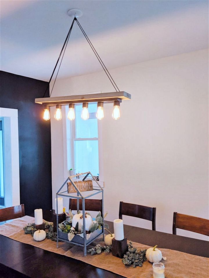 DIY Modern Chandelier Light