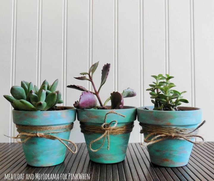 DIY Rustic Succulent Pots