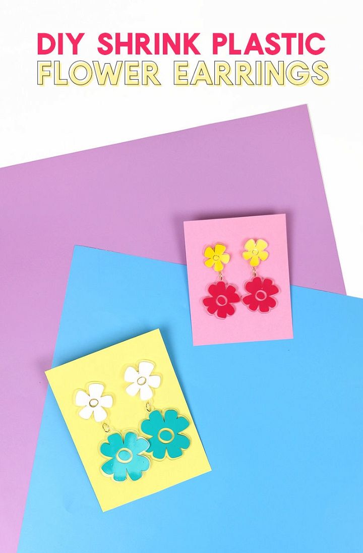 I make shrink plastic earrings using my illustrations. What do you think?  🌷🌿 : r/somethingimade