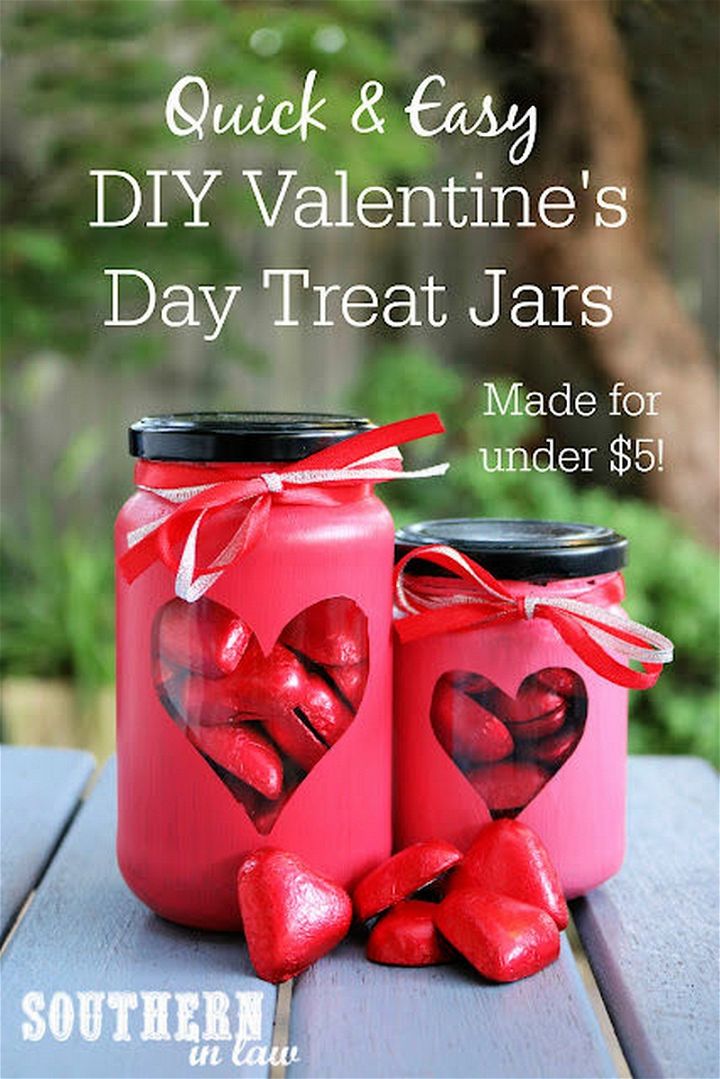 DIY Valentines Day Treat Jars