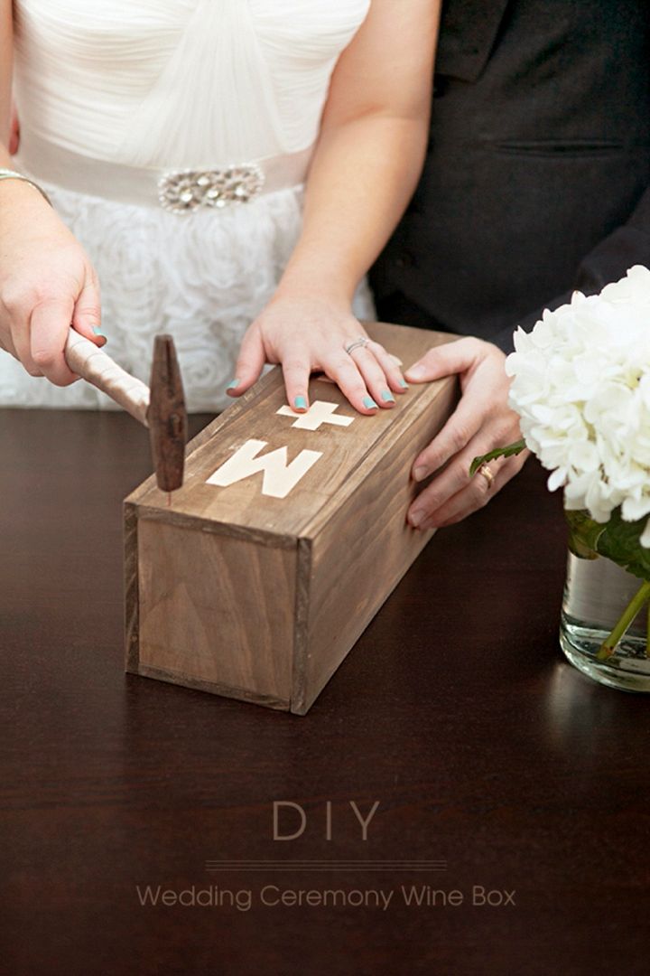 DIY Wedding Ceremony Wine Box