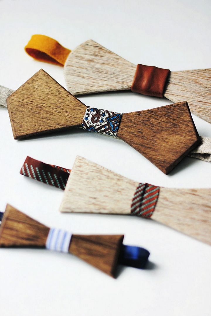 DIY Wooden Bow Tie