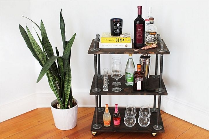 Easy DIY Bar Cart