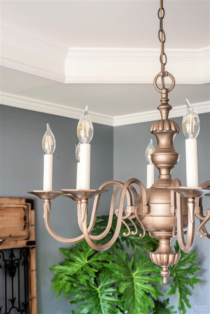 Easy DIY Chandelier Makeover