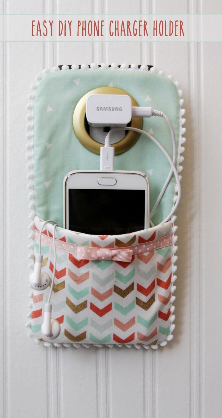 Easy DIY Phone Charger Holder