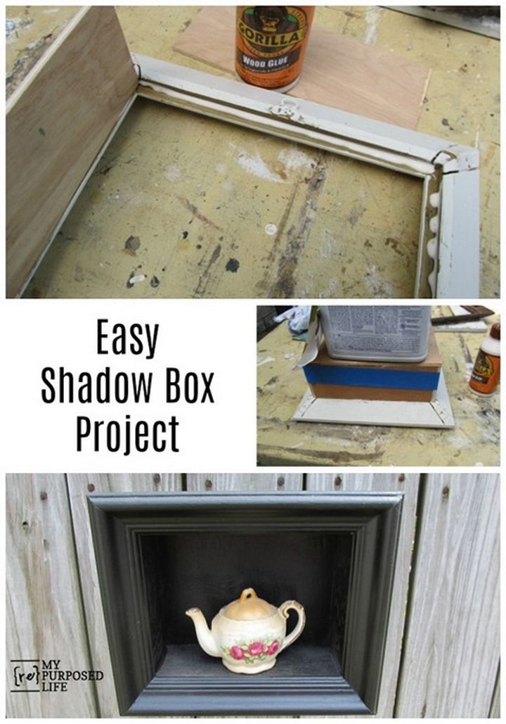 Easy DIY Shadow Box Frame