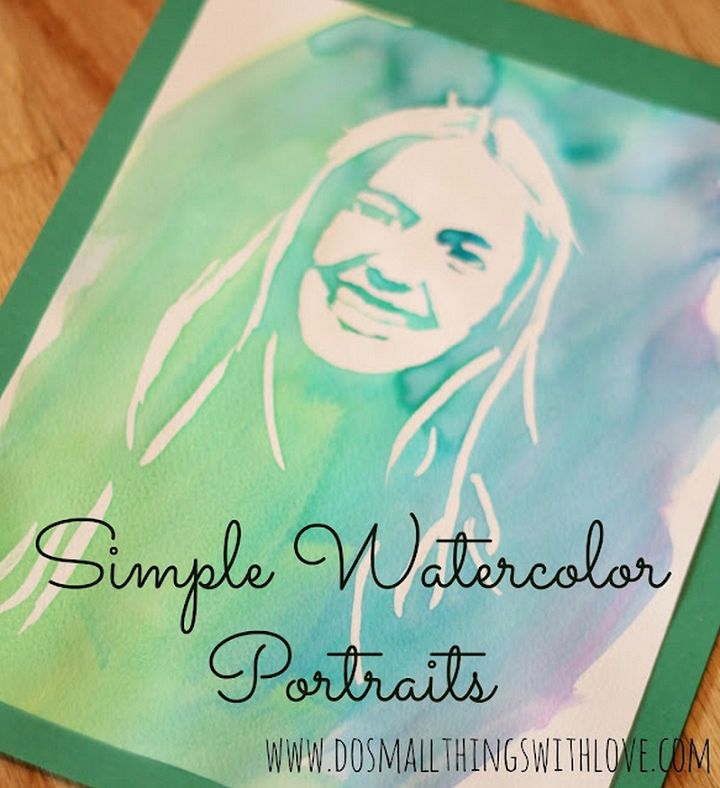 Easy Watercolor Portrait