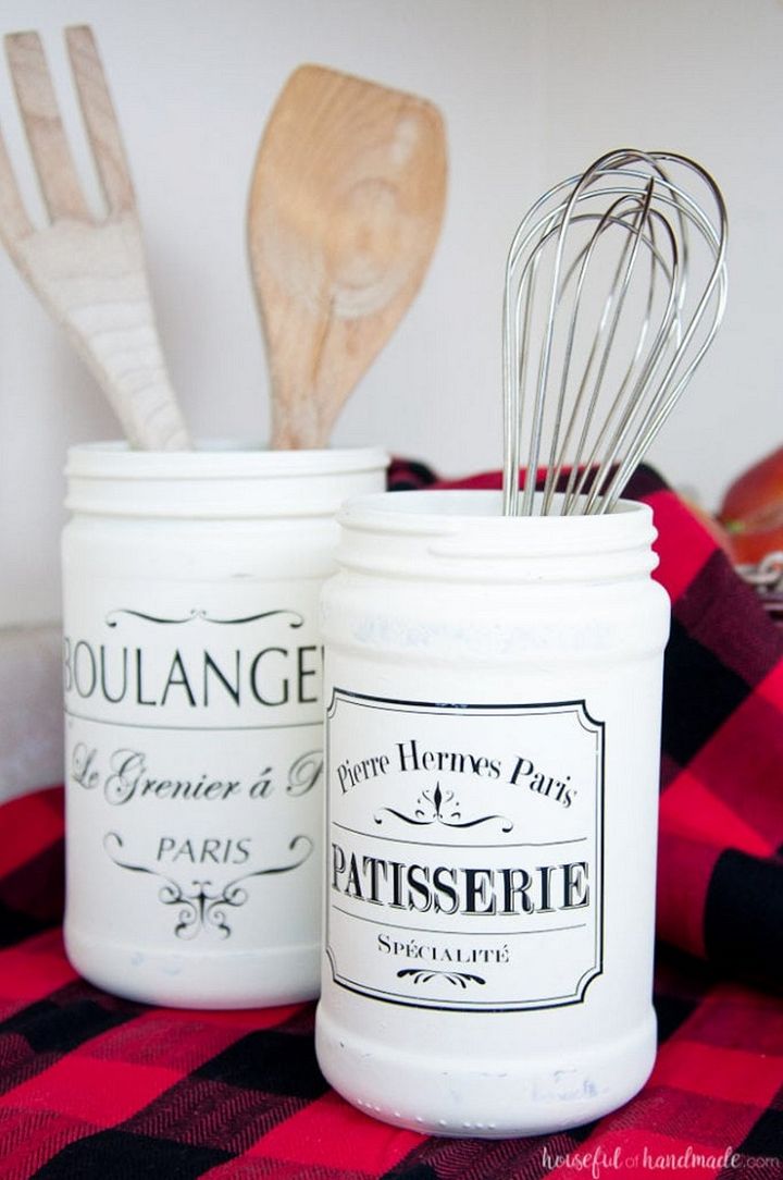 Farmhouse Kitchen Canister DIY