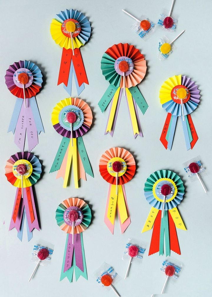 Fathers Day LolliPOP Prize Ribbons