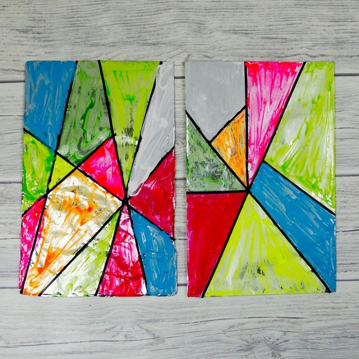 Faux Stained Glass Art for Kids