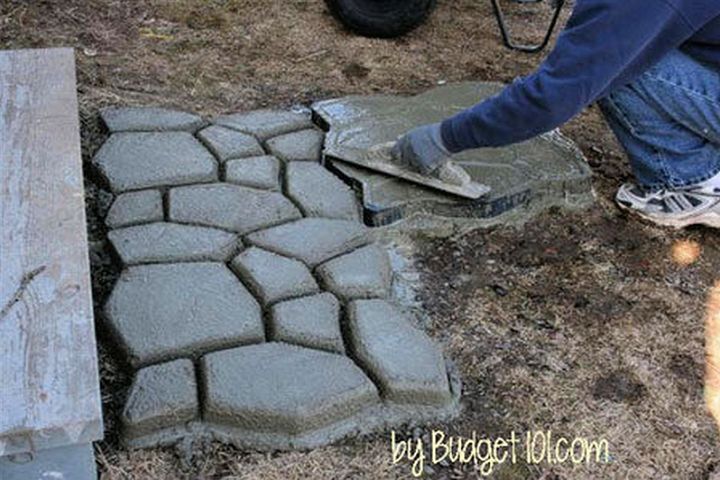 How To Build A Faux Stone Walkway