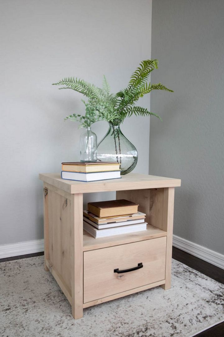 How To Build A Side Table With Storage